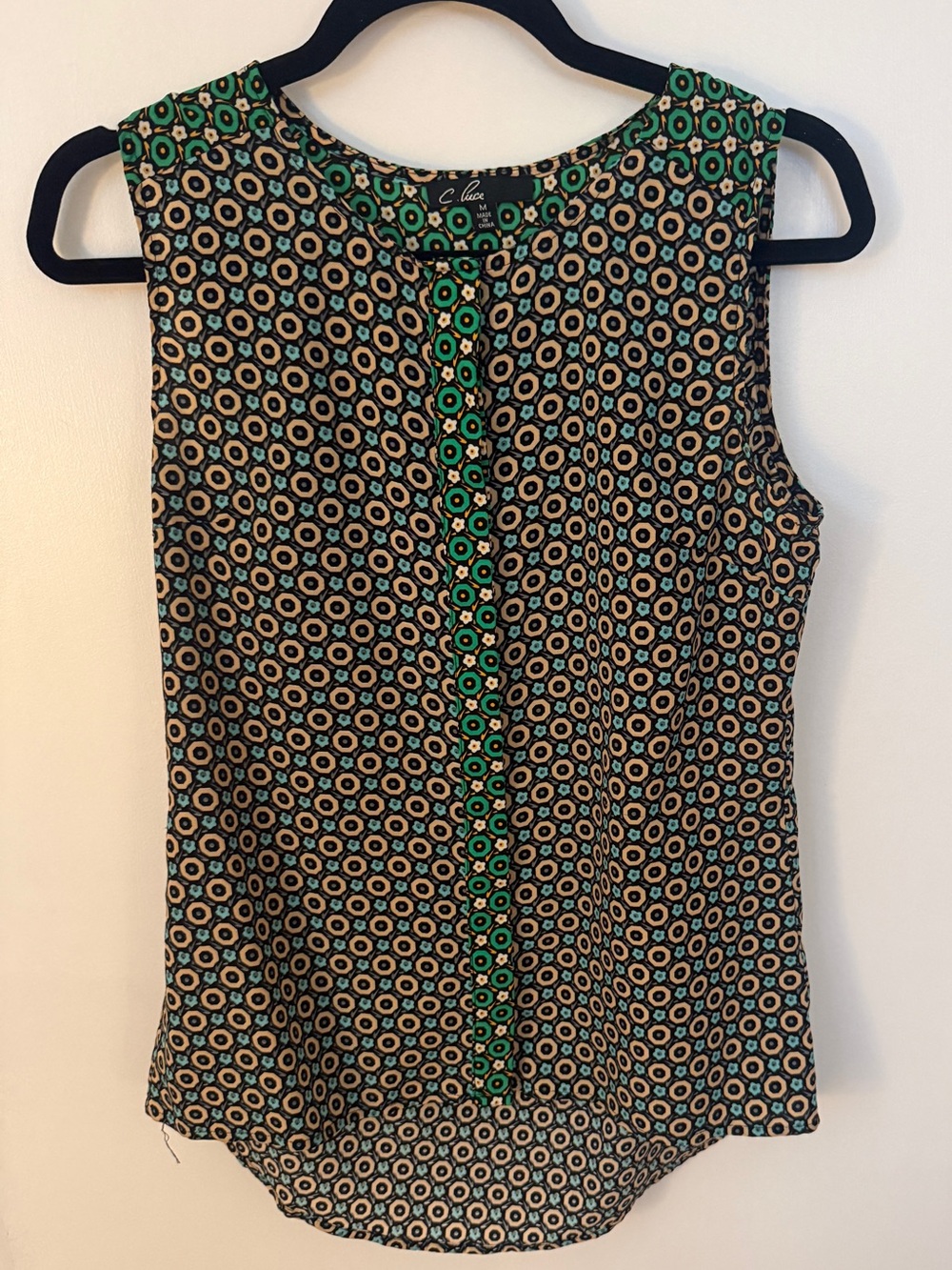 Cute C Luce patterned top💚